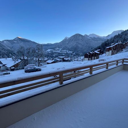 Dans Residence Neuve Le Snow Roc Sur Les Pistes, Grand Studio Cosy 5 Pers Avec Terrasse Panoramique, Sauna, Wifi Saint-Jean-dʼAulps Εξωτερικό φωτογραφία