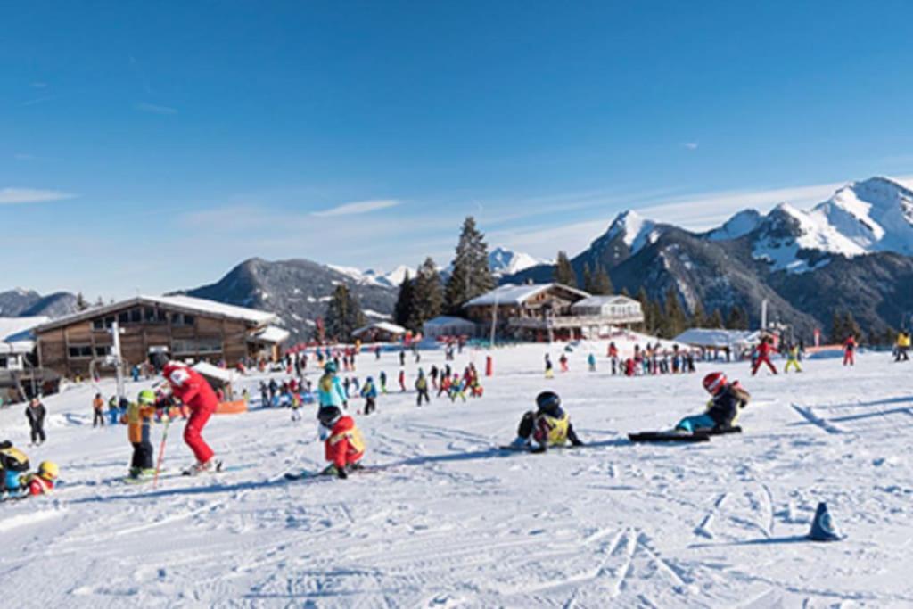 Dans Residence Neuve Le Snow Roc Sur Les Pistes, Grand Studio Cosy 5 Pers Avec Terrasse Panoramique, Sauna, Wifi Saint-Jean-dʼAulps Εξωτερικό φωτογραφία