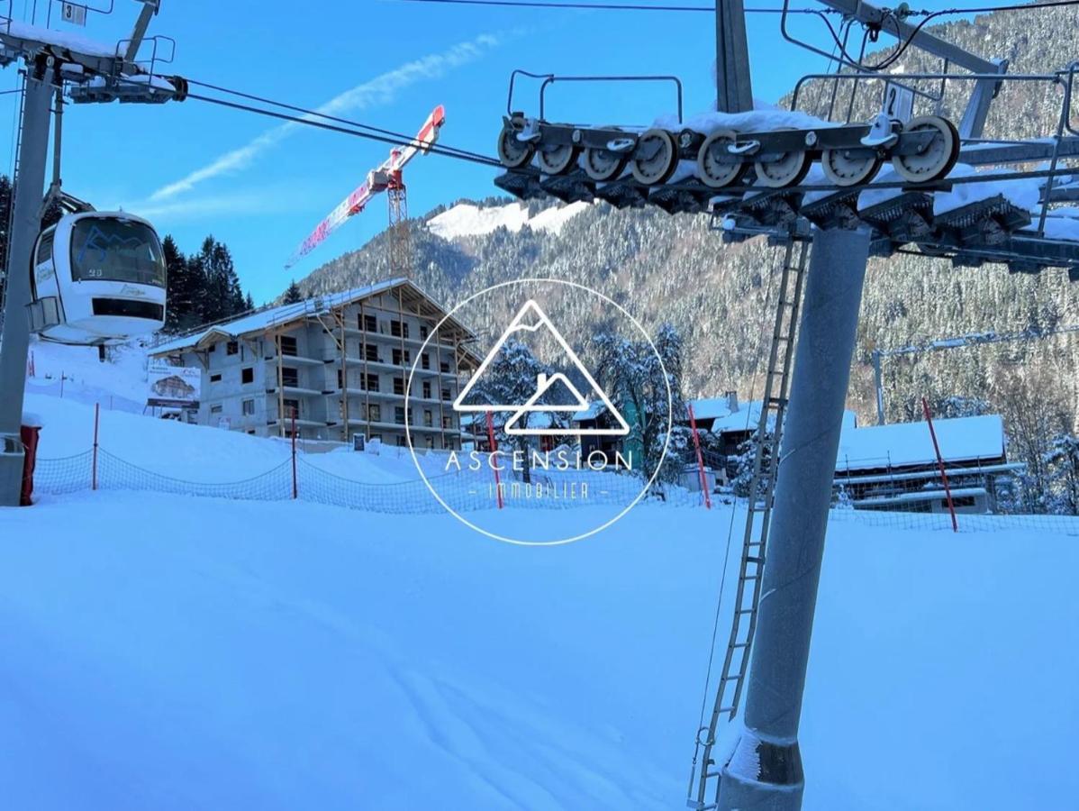 Dans Residence Neuve Le Snow Roc Sur Les Pistes, Grand Studio Cosy 5 Pers Avec Terrasse Panoramique, Sauna, Wifi Saint-Jean-dʼAulps Εξωτερικό φωτογραφία
