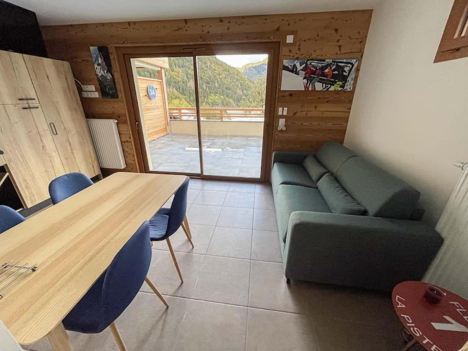 Dans Residence Neuve Le Snow Roc Sur Les Pistes, Grand Studio Cosy 5 Pers Avec Terrasse Panoramique, Sauna, Wifi Saint-Jean-dʼAulps Εξωτερικό φωτογραφία