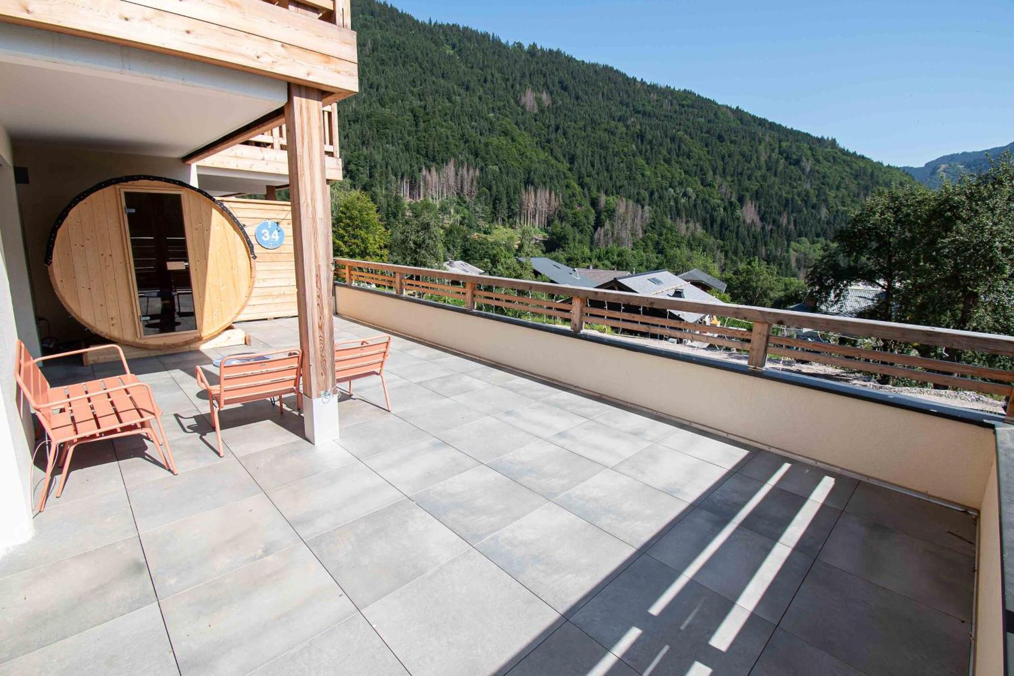 Dans Residence Neuve Le Snow Roc Sur Les Pistes, Grand Studio Cosy 5 Pers Avec Terrasse Panoramique, Sauna, Wifi Saint-Jean-dʼAulps Εξωτερικό φωτογραφία