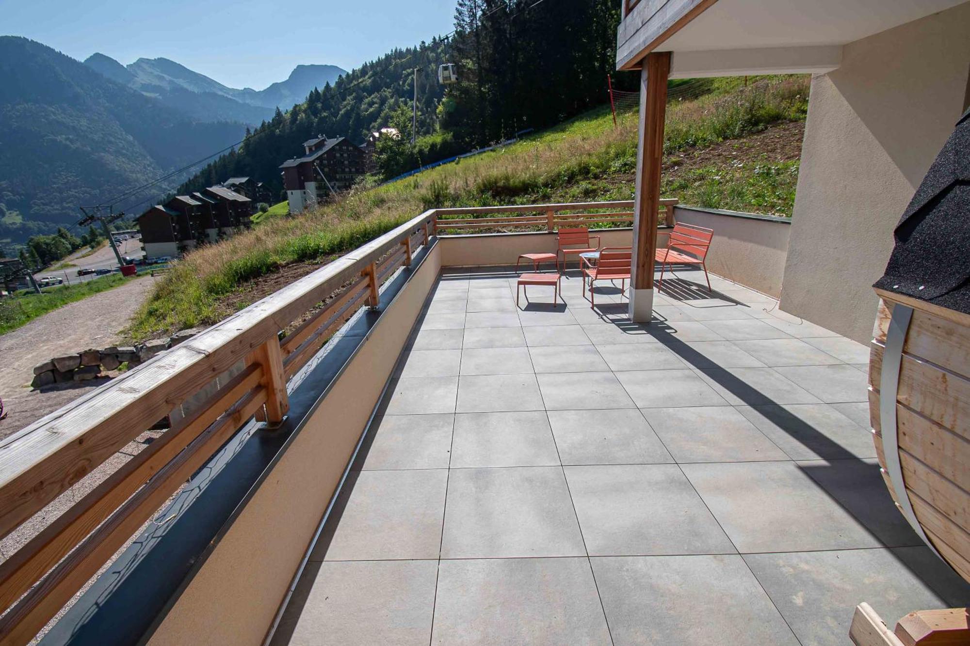 Dans Residence Neuve Le Snow Roc Sur Les Pistes, Grand Studio Cosy 5 Pers Avec Terrasse Panoramique, Sauna, Wifi Saint-Jean-dʼAulps Εξωτερικό φωτογραφία